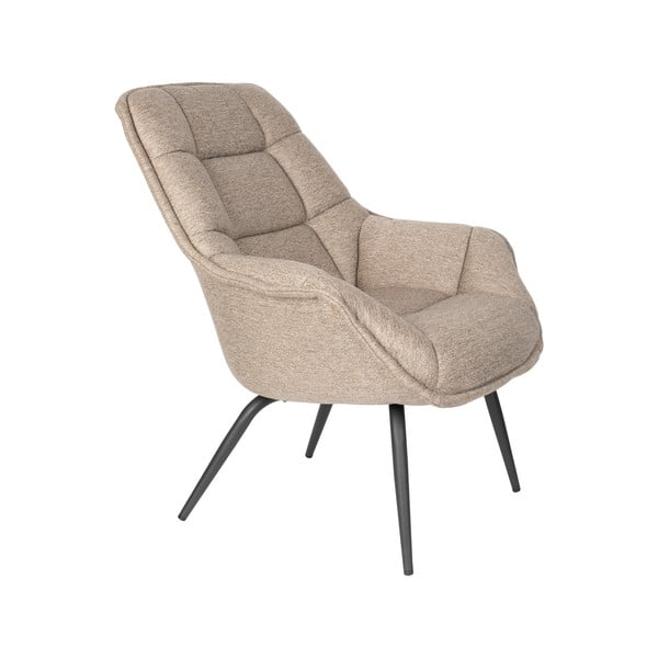 Bēšs atpūtas krēsls Comfortable – White Label