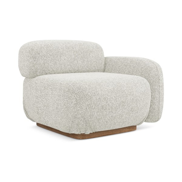 Krēmkrāsas modulārā dīvāna daļa (ar labo stūri) Ailani – Makamii-image-1