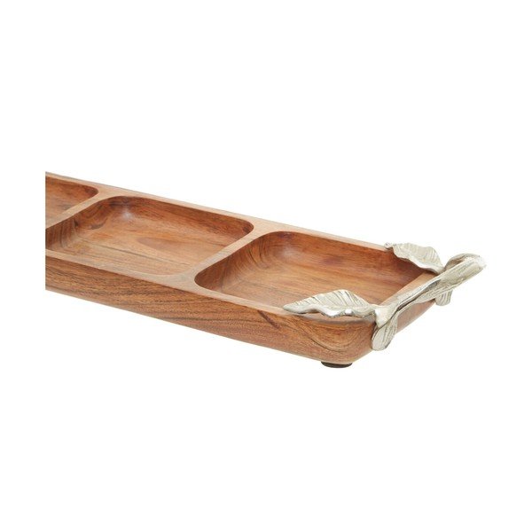Koka paplāte 14x47 cm Vine – Premier Housewares-image-3