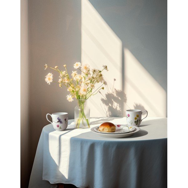 Balta porcelāna krūze 330 ml Hammershøi Summer – Kähler Design-image-4