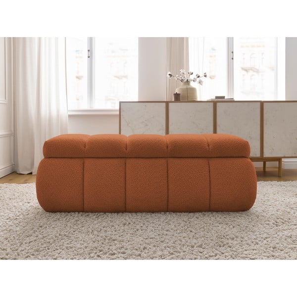 Oranžs sols no buklē auduma – Bobochic Paris-image-4