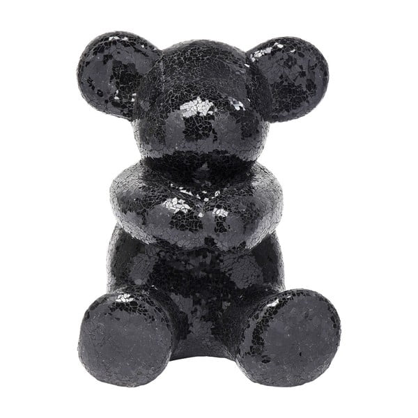 Melna dekoratīvā statuete Kare Design Teddy Bear Hug