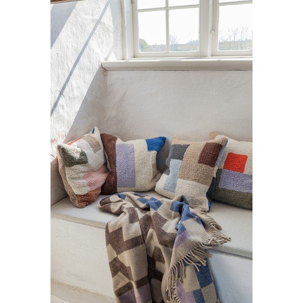 Kokvilnas spilvendrāna 50x50 cm Brick – Mette Ditmer Denmark-image-1