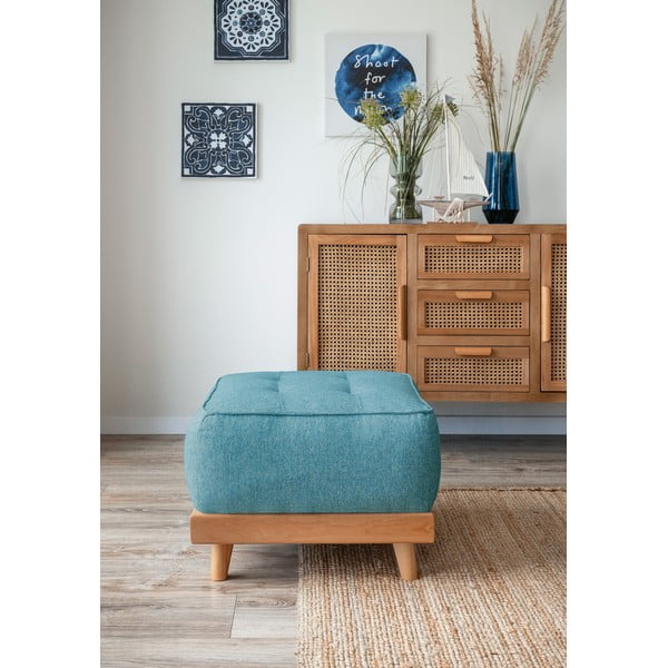 Tirkīzzils kāju soliņš Dazzling Daisy – Miuform-image-1