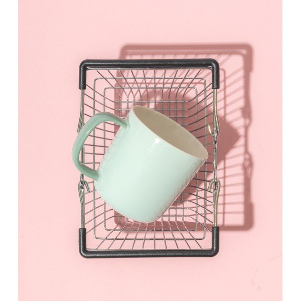 Zila krūze no sintētiskā kaula porcelāna 370 ml Mae – ONA-image-1