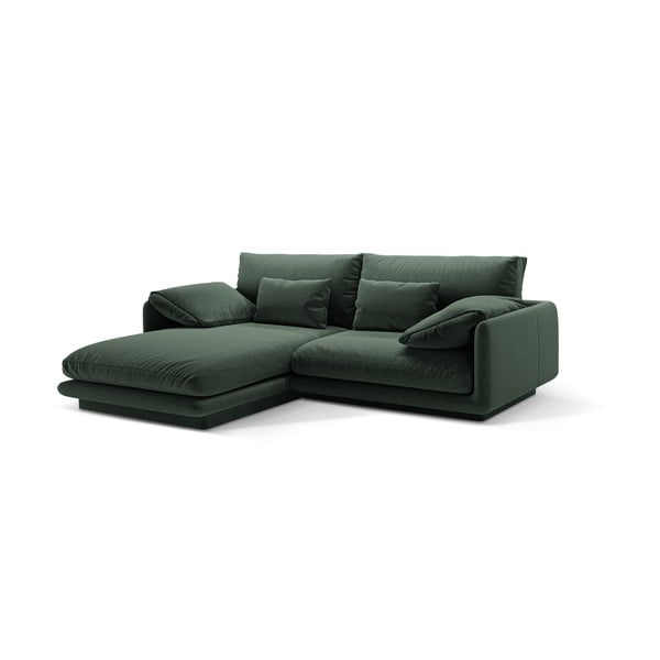 Tumši zaļš stūra dīvāns (ar kreiso stūri) Torino – Micadoni Home-image-1
