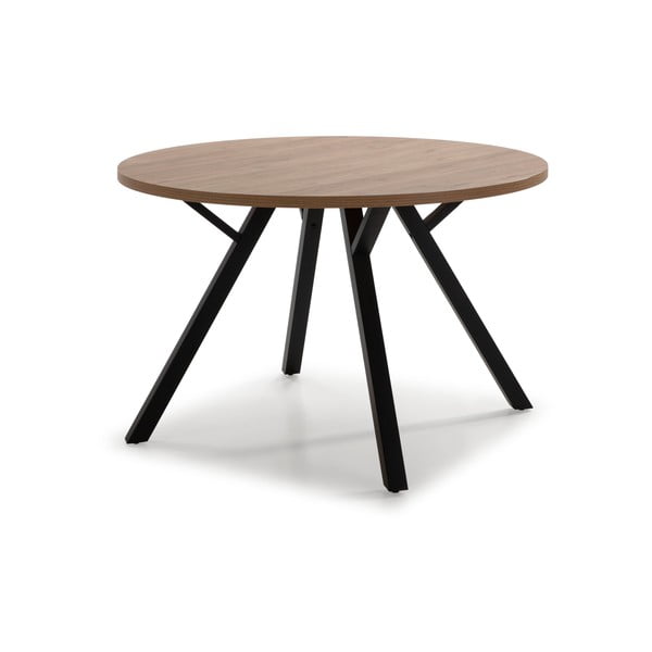 Apaļš ēdamgalds ar ozolkoka imitāciju ø 120 cm Beni – Marckeric-image-1