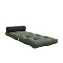 Zaļš/pelēks futona matracis 70x200 cm Wrap Olive Green/Dark Grey - Karup Design
