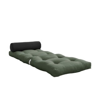 Universāls matracis Karup Design Wrap Olive Green Dark Grey, 70 x 200 cm