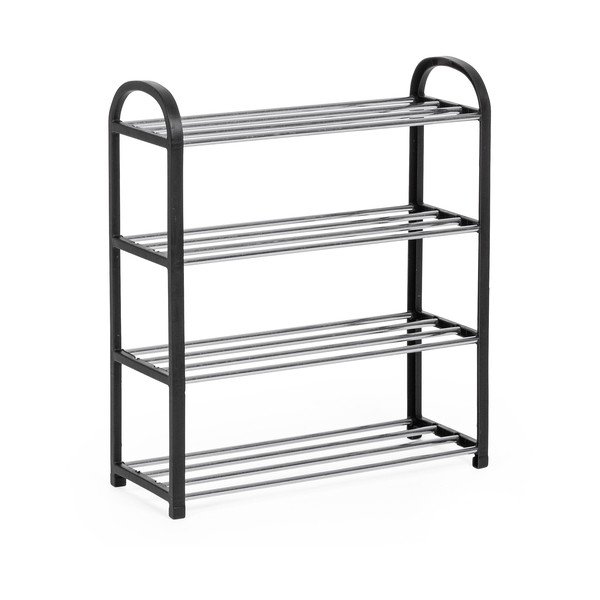 Melns plastmasas apavu statīvs 50,5x57x19 cm Hallfrid – Yes Everyday