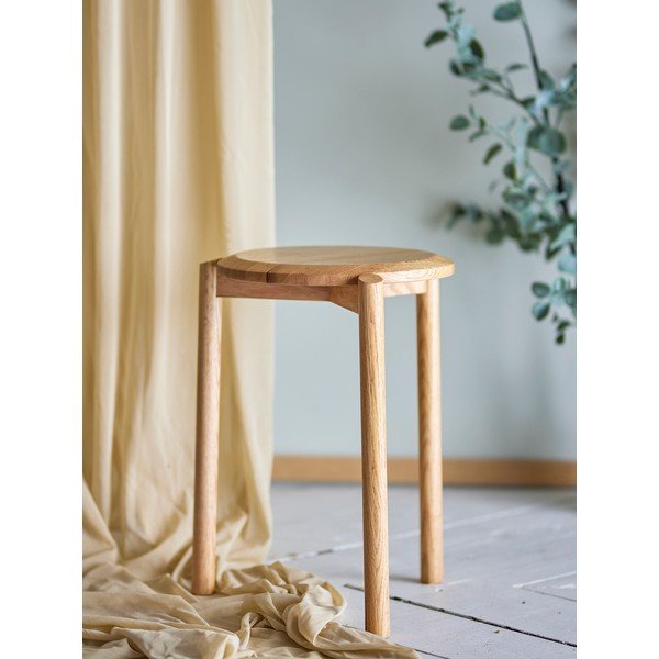 Dabīga toņa ozola masīvkoka ķeblis Gil – Bloomingville-image-1