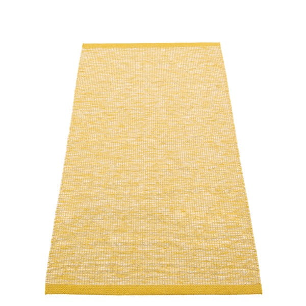 Sinepju dzeltens iekštelpu un āra celiņa paklājs 70x150 cm Sam Mustard – Pappelina