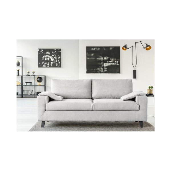 Gaiši pelēks dīvāns trīs personām Cosmopolitan design Munich-image-3