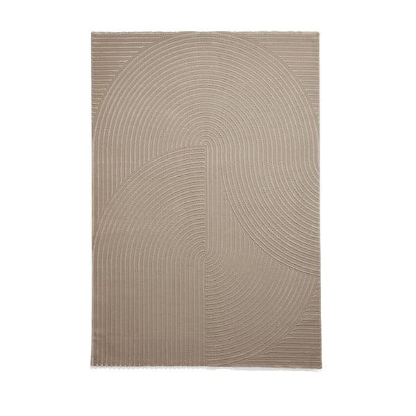 Gaiši brūns mazgājams paklājs no pārstrādātas šķiedras 160x230 cm Flores – Think Rugs