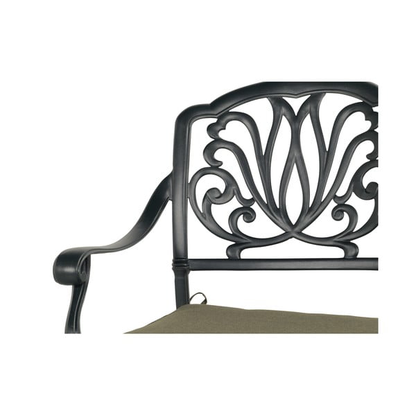 Bronzas krāsas metāla dārza sols Amalfi – Hartman-image-2