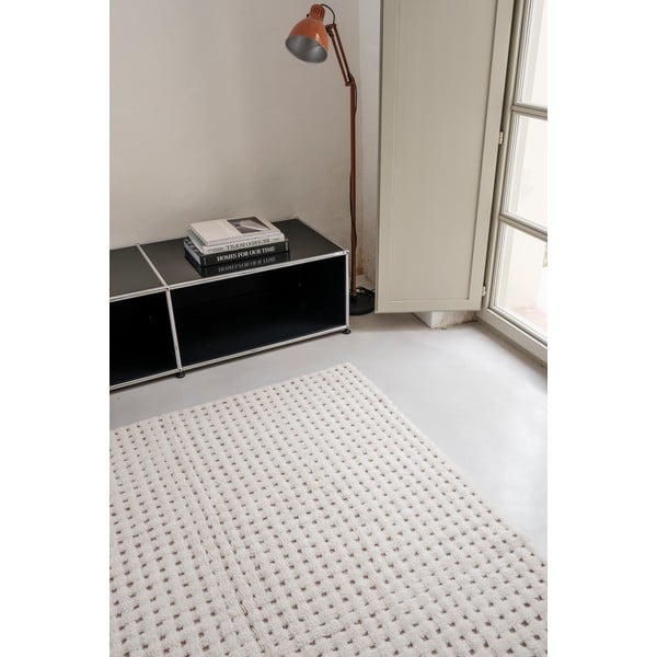 Ziloņkaula krāsas mazgājams/ar rokām darināts vilnas paklājs 170x240 cm Unexpected Wool – Lorena Canals-image-4