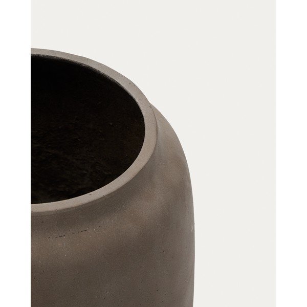 Betona puķu poda apvalks ø 40 cm Lira – Kave Home-image-2