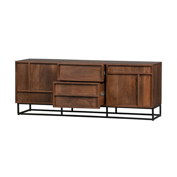 Brūns TV galdiņš no mango koka WOOOD Forrest-image-3