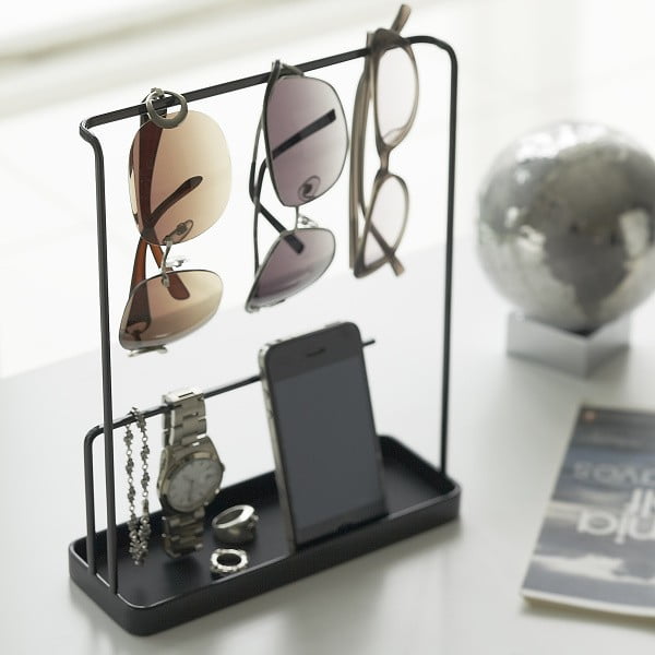 Melns statīvs brillēm un rotaslietām YAMAZAKI Tower-image-1
