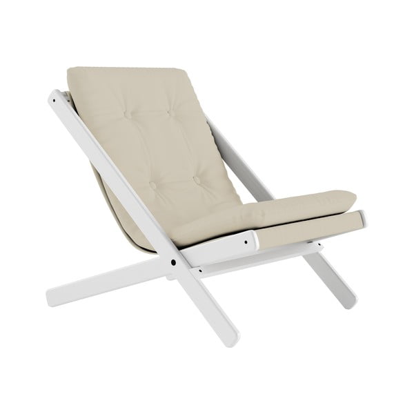 Saliekamais krēsls Karup Design Boogie White/Beige