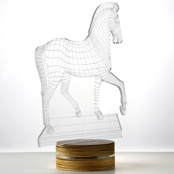 3D galda lampa Big Horse-image-1
