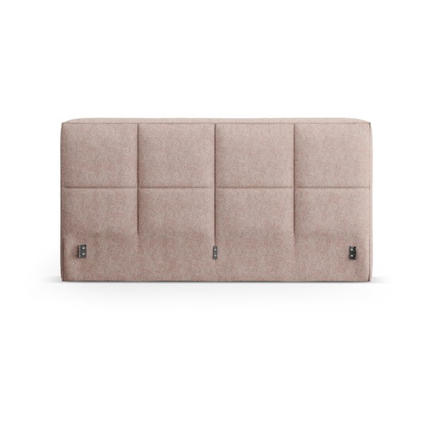Gaiši rozā polsterēts gultas galvgalis 249x100 cm Darren – Micadoni -image-2