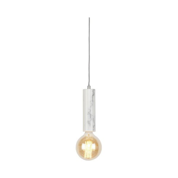 Balta piekaramā lampa ar marmora detaļām Citylights Atēnas