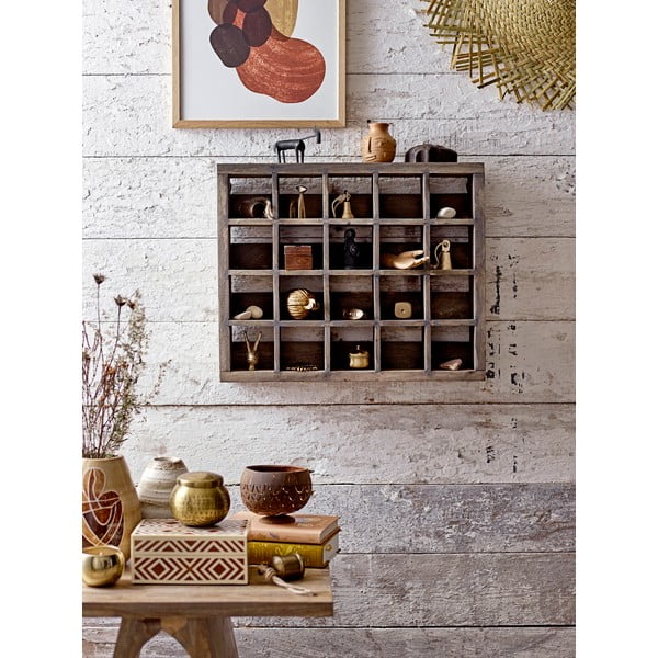 Brūna dekoratīva koka uzglabāšanas kaste 6,5x4,5x4 cm Cemile – Bloomingville-image-3