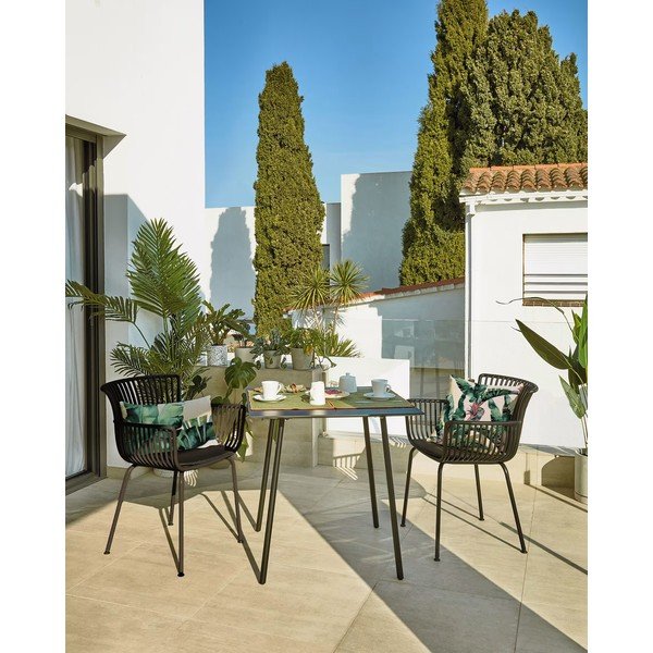 Melns galds Kave Home Ulrich, 75 x 75 cm-image-3