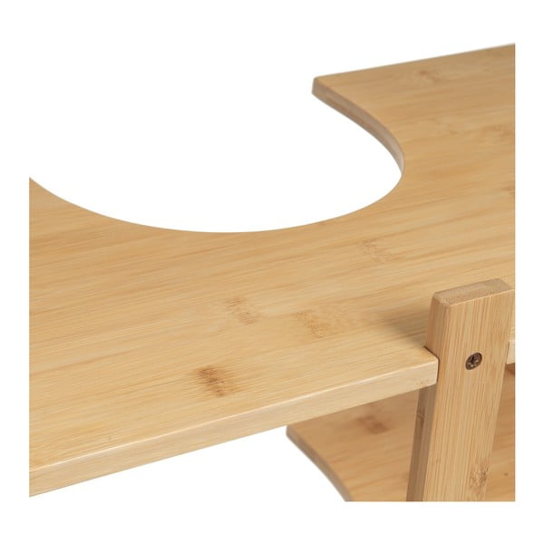 Dabīga toņa bambusa skapītis zem izlietnes 60x60 cm – Casa Selección-image-3