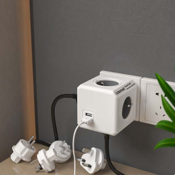Kontaktligzda 13 cm PowerCube ReWirable USB – Cubenest-image-1