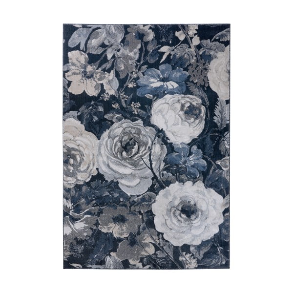 Tumši zils paklājs Mint Rugs Peony, 200 x 290 cm