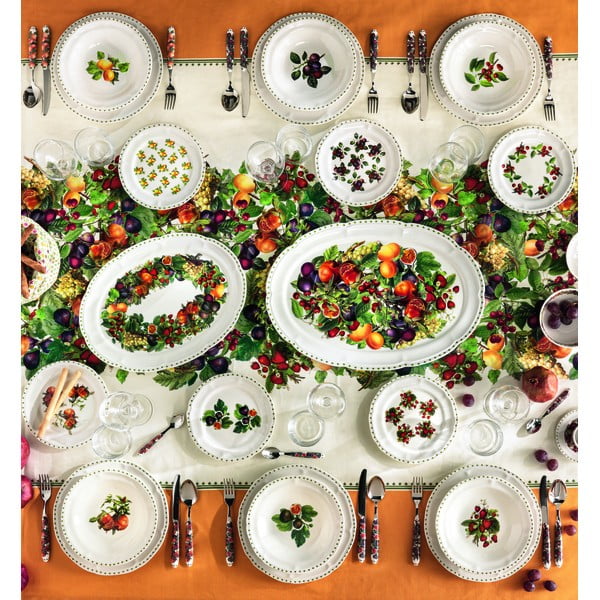 18 daļīgs porcelāna šķīvju komplekts Brandani Le Primizie-image-1