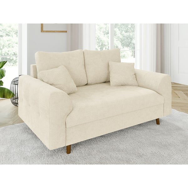 Bēšs dīvāns 150 cm Ariella – Ropez-image-3