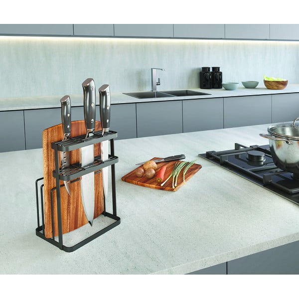 Nerūsējošā tērauda virtuves piederumu statīvs Tokyo Lava – Metaltex-image-3