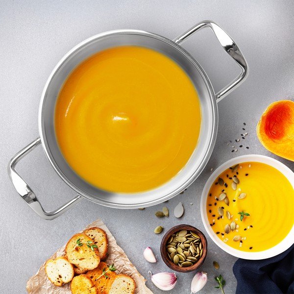 Nerūsējošā tērauda katls ar vāku 3 l Venice – Orion-image-1