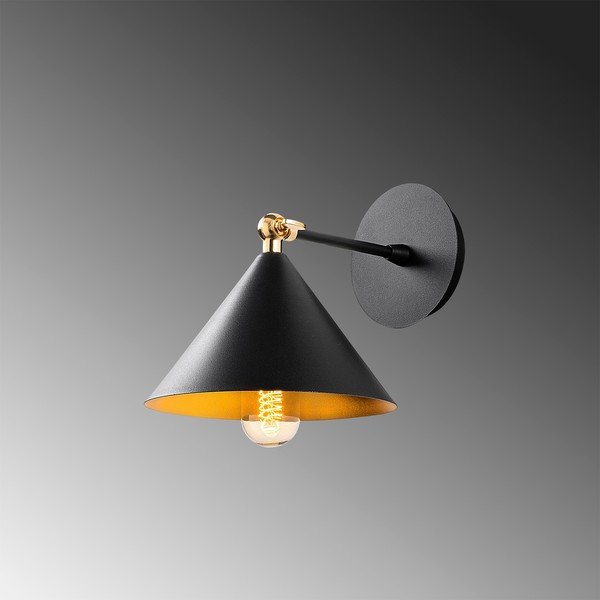 Melna sienas lampa Berceste – Opviq lights-image-3