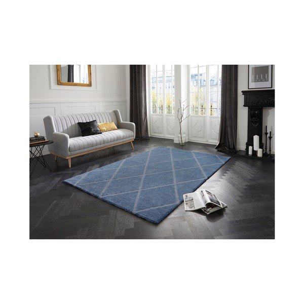 Zili pelēks paklājs Elle Decoration Maniac Lunel, 200 x 290 cm-image-2