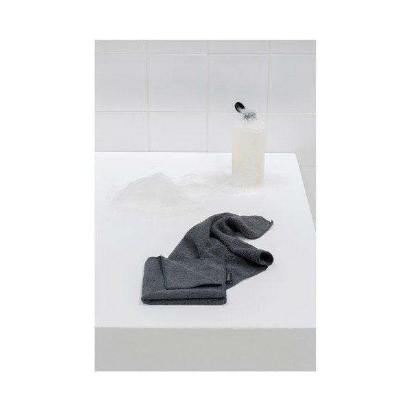 2 pelēku mikrošķiedras drānu komplekts Brabantia Clean-image-1