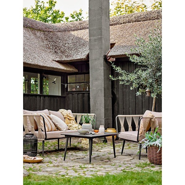 Bēšs dārza dīvāns Pavone – Bloomingville-image-1