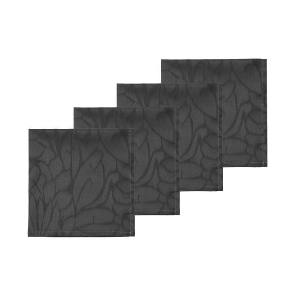 Tekstila salvetes (4 gab.) Abstract leaves – Södahl
