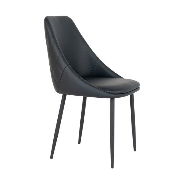 Melni ēdamistabas krēsli (2 gab.) Porto – House Nordic-image-2