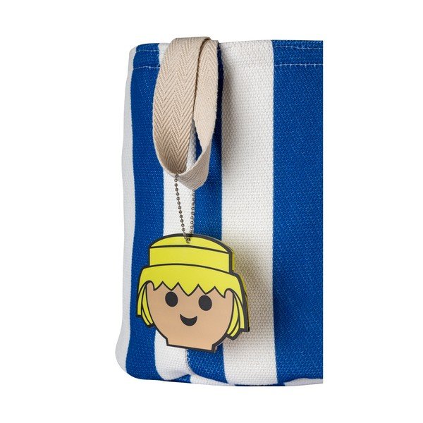 Zils tekstila bērnu rotaļlietu grozs ø 30x28 cm Stripes – Playmobil-image-3