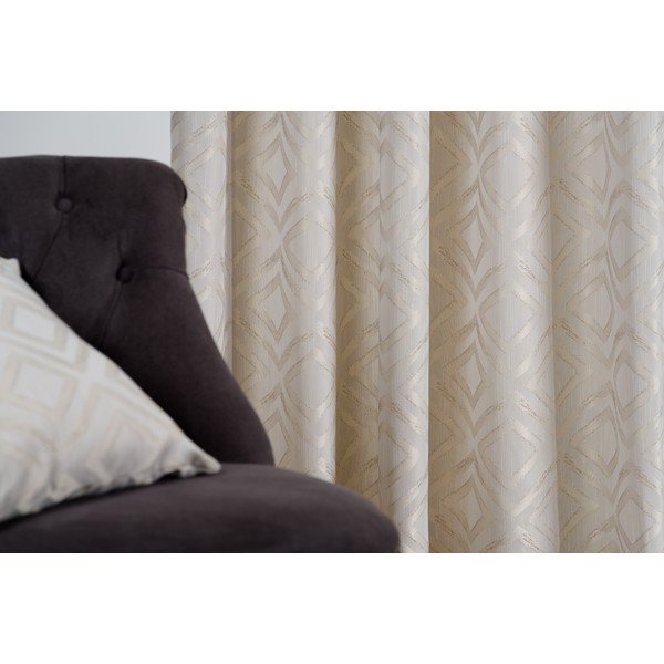 Krēmkrāsas aizkars 140x245 cm Giuseppe – Mendola Fabrics-image-1