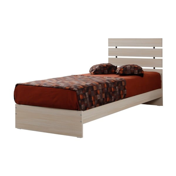 Dabīga toņa vienvietīga gulta 120x200 cm Fuga – Kalune Design