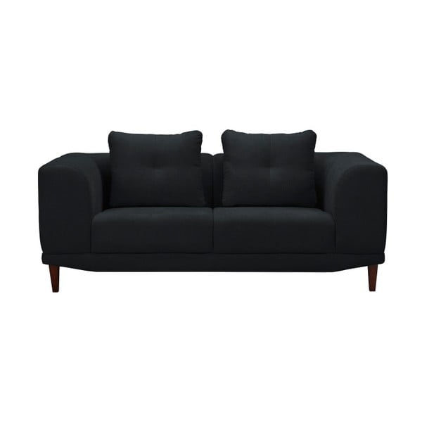 Melns divvietīgs dīvāns Windsor & Co Sofas Sigma