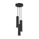 Melna piekaramā lampa ø 19,5 cm Gleam – Sollux