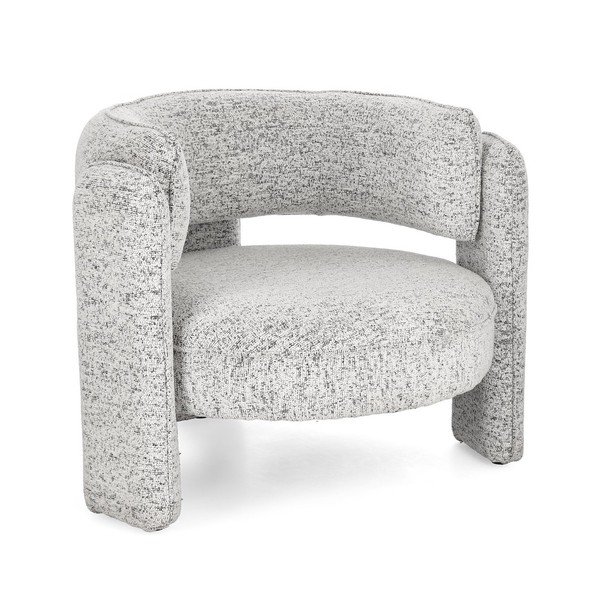 Gaiši pelēks atpūtas krēsls Aisha – Bizzotto