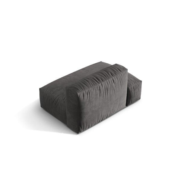 Pelēka samta modulārā dīvāna daļa (ar kreiso stūri) Martina – Micadoni -image-2