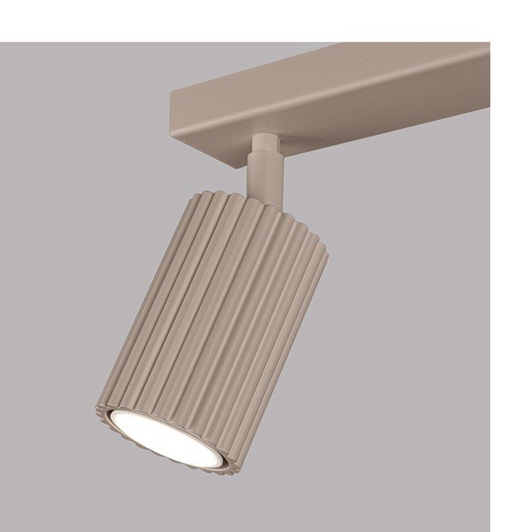 Pelēkbrūna metāla prožektora tipa lampa 6,5x30 cm Gleam – Sollux-image-3